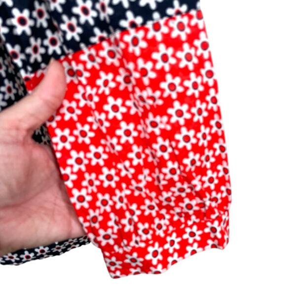 Tommy Hilfiger Cotton Smocked Floral-Print Top size 2X - Picture 7 of 11